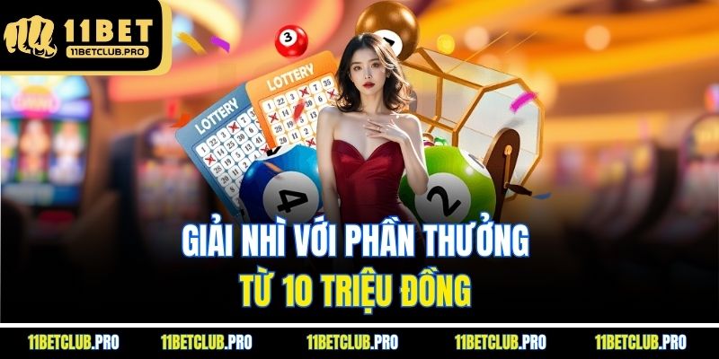 Giải Nhì với phần thưởng từ 10 triệu đồng